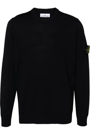 Stone Island Suéter de tejido fino con motivo Compass