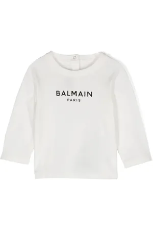 Balmain Playera con logo
