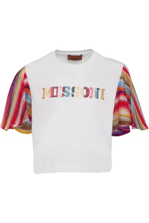 Missoni Playera con mangas de crochet