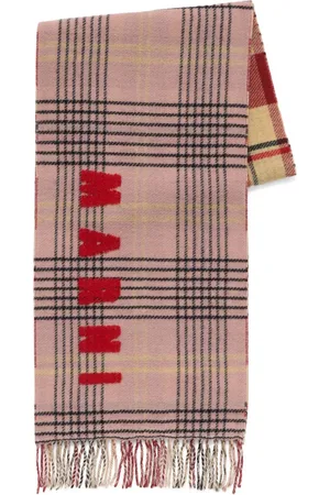 Marni Bufanda tejida con logo en intarsia