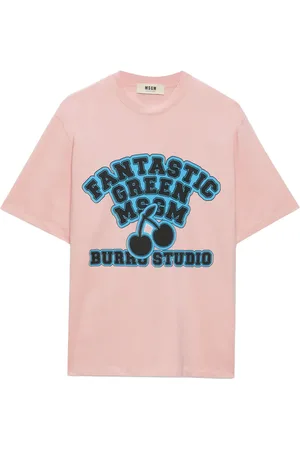 Msgm Playera con eslogan estampado