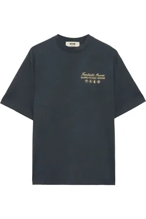 Msgm Playera con eslogan estampado