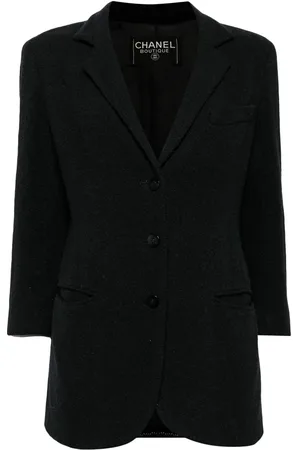 CHANEL Blazer con botón 1998