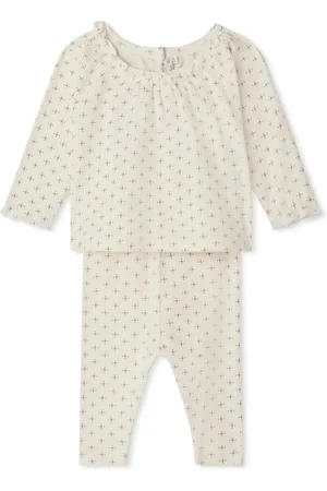 BONPOINT Set de pantalones con estampado geométrico