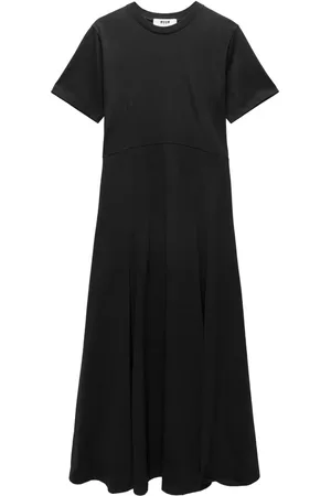 Msgm Vestido largo con logo bordado