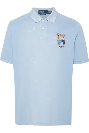 Ralph Lauren Playera tipo polo con bordado Polo Bear
