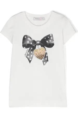 MONNALISA Playera con moño estampado
