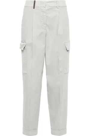 PESERICO SIGN Pants cargo con pinzas