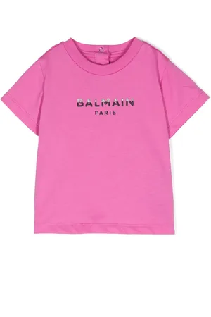 Balmain Playera con logo estampado