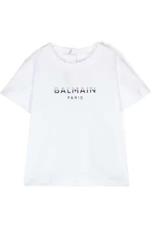 Balmain Playera con logo estampado