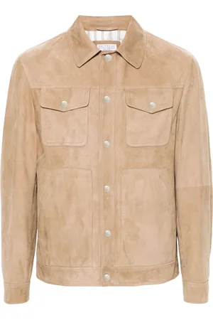 Brunello Cucinelli Sobrecamisa con botones de presión