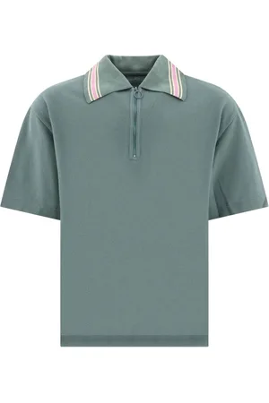 KAPITAL Playera tipo polo con medio cierre