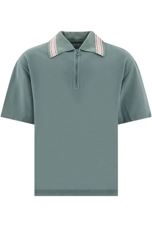 KAPITAL Playera tipo polo con medio cierre