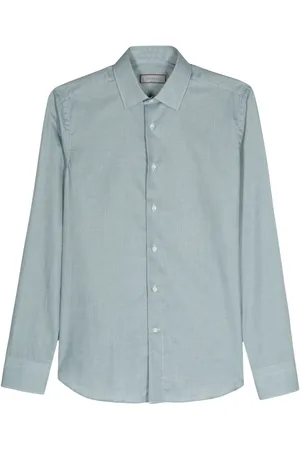 CANALI Camisa con cuadros estampados