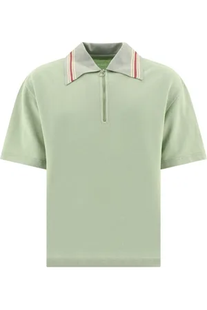KAPITAL Playera tipo polo con medio cierre