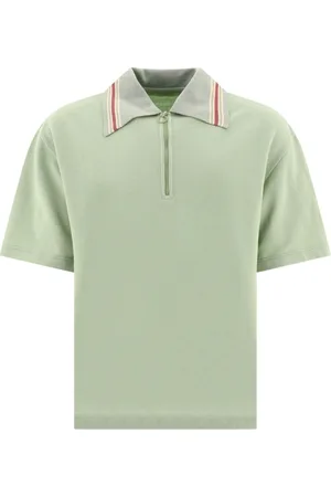 KAPITAL Playera tipo polo con medio cierre