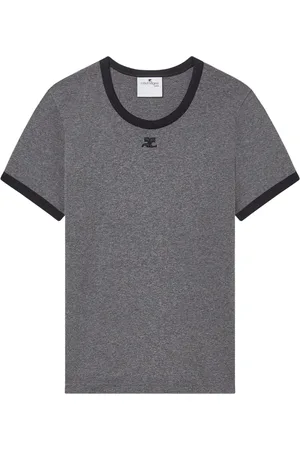 Courrèges Playera con logo bordado