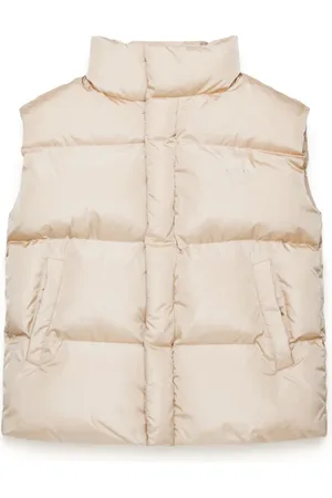 Maison Margiela Chaleco capitonado con cuello falso