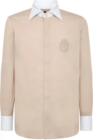 BILLIONAIRE Camisa con cuello en contraste