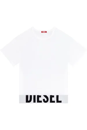 Diesel Top corto con cuello redondo