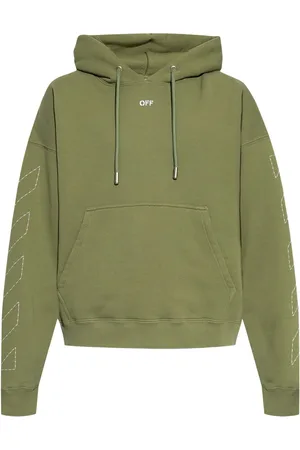 OFF-WHITE Hoodie con logo bordado