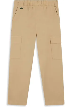 Lacoste Pantalones ligeros con logo bordado