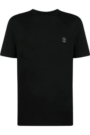 Brunello Cucinelli Playera con logo estampado