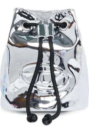Diesel Bolsa bucket con cordones y logo en relieve