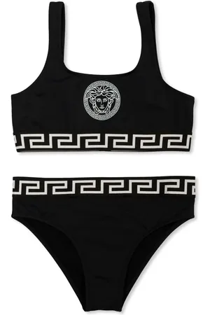 VERSACE Bikini con detalle Greca y estampado Medusa Head
