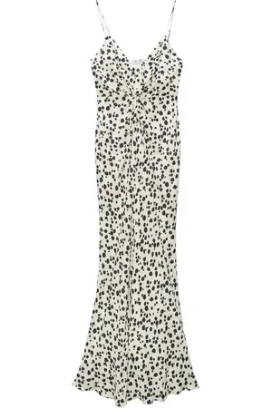 Msgm Vestido largo con estampado de lunares