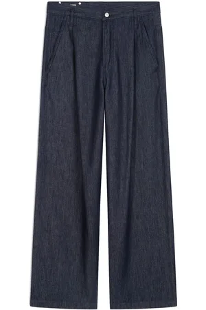DRIES VAN NOTEN Pantalones de mezclilla con pinzas