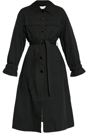 Ganni Gabardina con botones