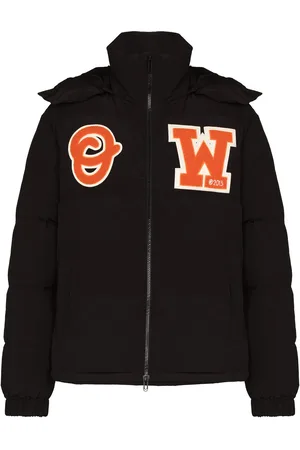 OFF-WHITE Chamarra capitonada con parche del logo