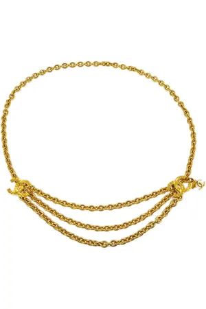 CHANEL Cinturón Double CC 1990-2000
