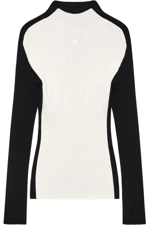 Courrèges Suéter con logo bordado