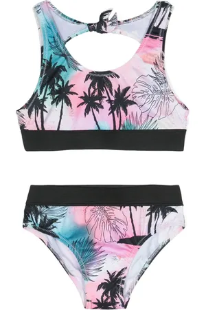 Le pandorine Bikini con estampado tropical