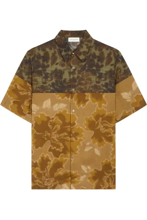 DRIES VAN NOTEN Camisa manga corta con estampado floral