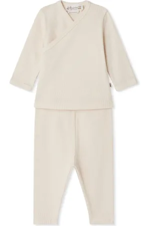 BONPOINT Set de pantalones tejidos de canalé