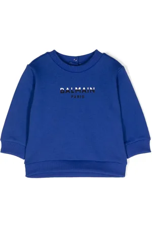 Balmain Sudadera con aplique del logo