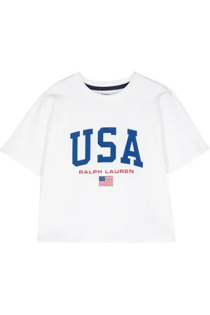 Ralph Lauren Playera con logo estampado