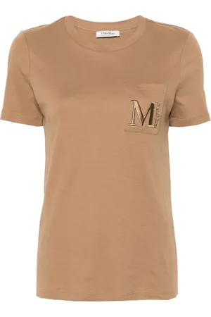 Max Mara Playera con logo bordado