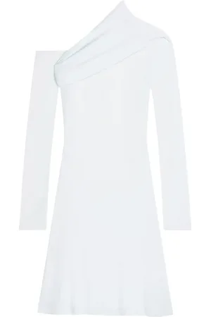 Courrèges Vestido corto con diseño retorcido