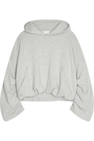 DRIES VAN NOTEN Hoodie con diseño drapeado