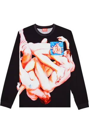 Diesel Playera con estampado gráfico de x ToFF