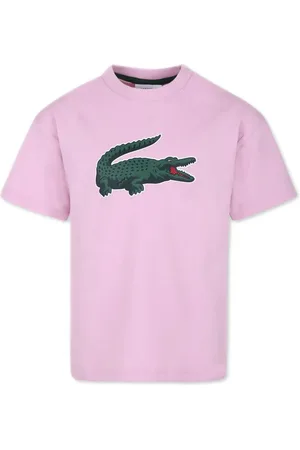 Lacoste Playera con logo estampado