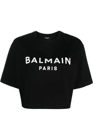 Balmain Playera corta con logo