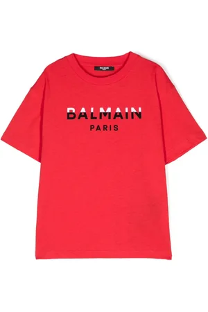 Balmain Playera con logo estampado