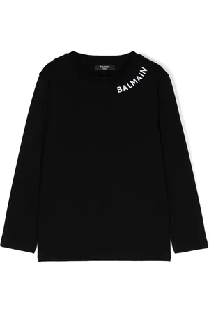 Balmain Playera con logo bordado