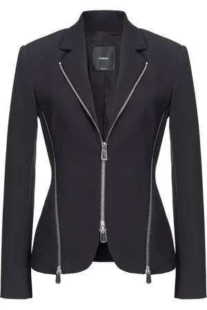 Pinko Blazer con solapas de muesca y cierre