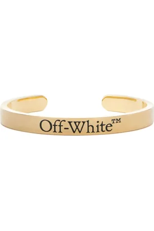 OFF-WHITE Brazalete con logo grabado